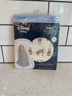 NIP HALO Disney Baby Winnie the Pooh “Winnie Frolic” SleepSack Swaddle